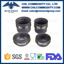 Camping Cookware Set 11Pcs Hiking Backpacking Cooking Picnic Bowl Pot Pan Set