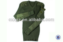 100% Wool Military Cardigan