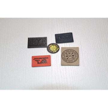 PU genuine leather leather label leather trademark