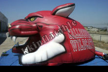 hot wildcat head inflatable ntrance mascot tunnels KKT-L139