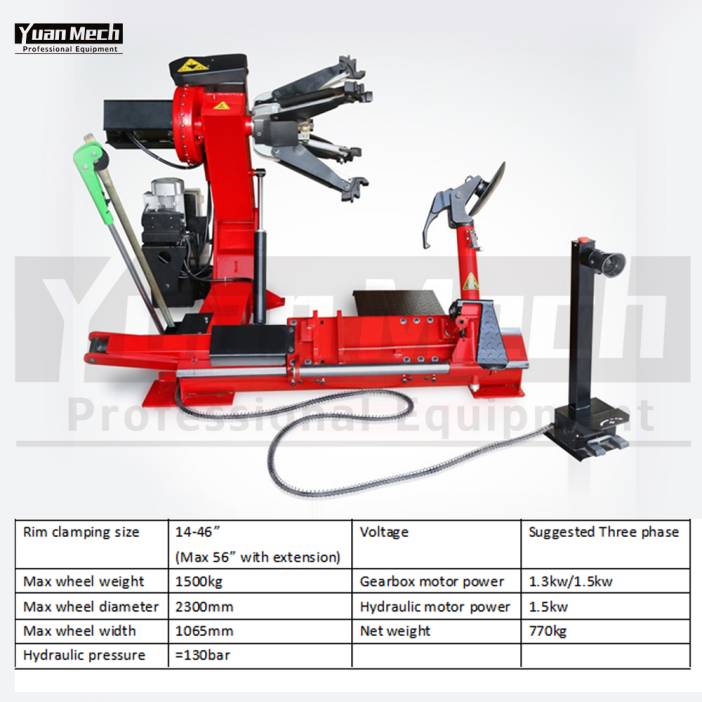 Mobile Max 56 "Truck Tyre Changer مع CE