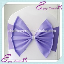 YHS#551 butterfly band polyester banquet wedding wholesale chair cover sash bow