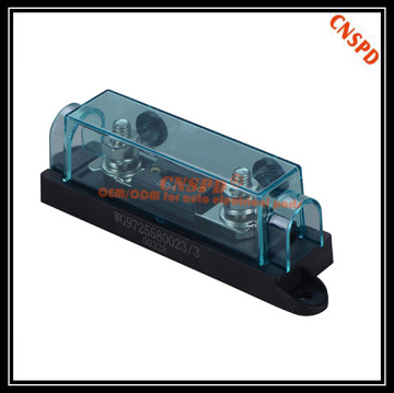 auto fuse holder with transparent cover,fuse box with bolt-on fuse