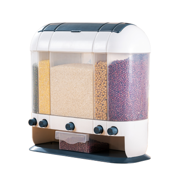 New Household Plastic Rice Storage Box & Cereals Bin