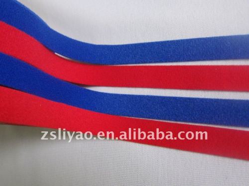 high quality colorful plastic hook back to back fastener tape