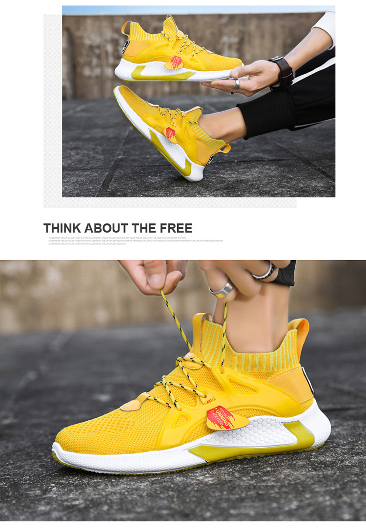 2021 Summer Men Shoes Korean Version of Fashion Casual  Breathable Light Sports Shoes Cross-border Supply Tide Shoes