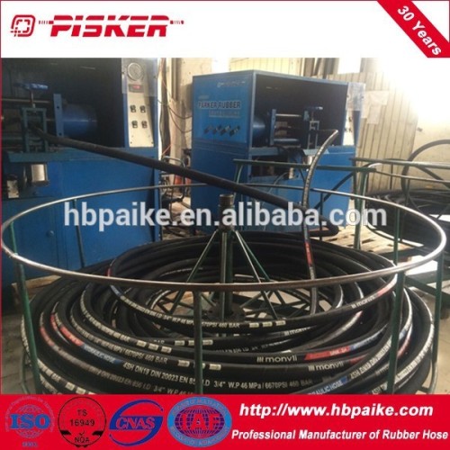 Wire Spiral/Braid Rubber Hydraulic Hose