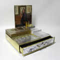 APEX Luxury Makeup Countertop Gold Makeup Display Stand