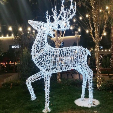 2022 Popular 3D Reindeer Decoration LED Lights
