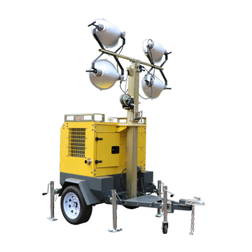 Portable trailer mobile light towers