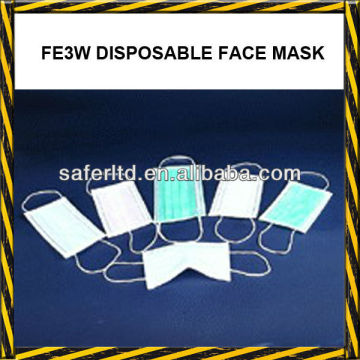 Nonwoven disposable dust mask