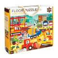 Site de construction de puzzle de sol 24 pièces grand puzzle pour les enfants Amazon à la vente à succès personnalisé