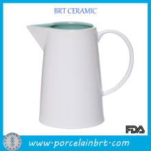 Charming white ceramic cool water jug
