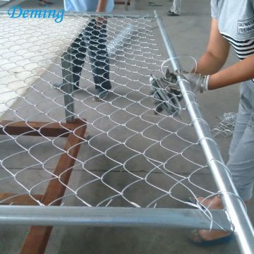 Galvanized Diamond Wire Mesh Fence Price