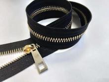 Premium Quality Light Gold European Teeth Brass Zipper