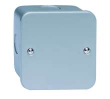 1 Gang Blank Plate Metal Clad