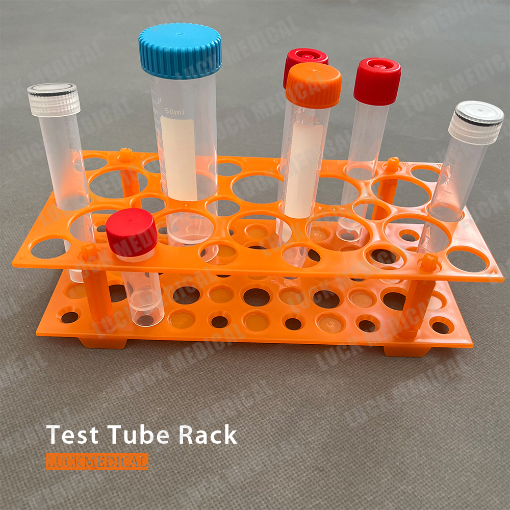 Test Tube Rack In Laboratory