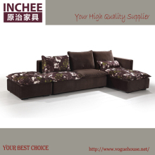 High quality flannelette fabric sofa