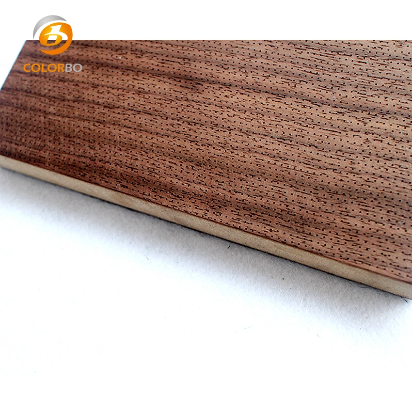 MDF Board Sound Proofing Material Ultramicroporous Wooden Timber Acoustic Wall Panels