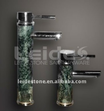 Dark green marble faucet marble tap