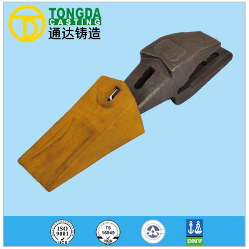 ISO9001 OEM Casting Parts Excavator Buckets Teeth and Adapter