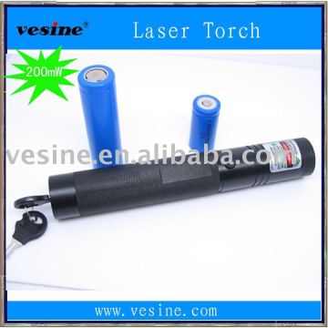 High Power 200mW Green Laser Pointer Torch