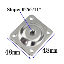 Carbon Steel Table Legs with Mounting Plate - Modern Furniture Accessory