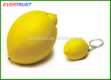 anti stress ball keychain lemon shape keychain