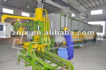 Multi heating furnace with hot shear