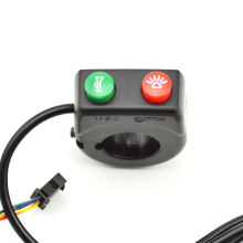 Electronic Bike and Motorcycle Accessory Bundle: Push Button Handlebar Switches, Connectors, and Additional Controls