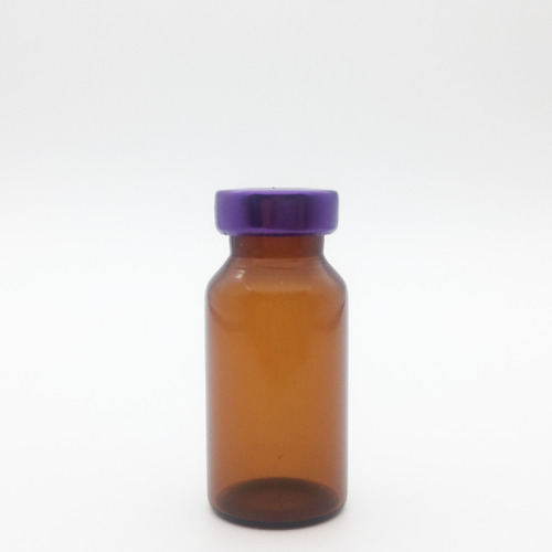 8 ml Amber Αποστειρωμένο Φιαλίδιο Ορού Purple Cap