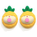 Dessin animé fruits légumes résine décoration Simulation carotte ananas bricolage artisanat accessoire enfants maison de poupée jouets cheveux ornement