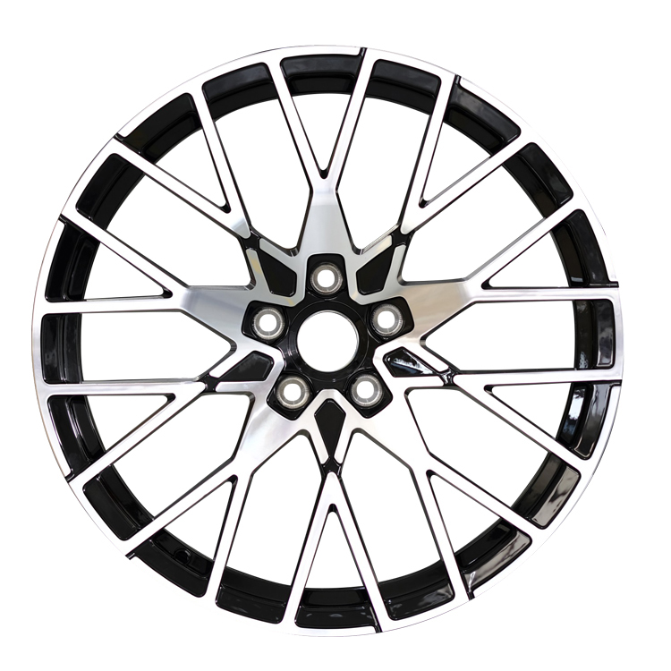 Direct manufacturers selling custom style black color car alloy wheels  for BMW