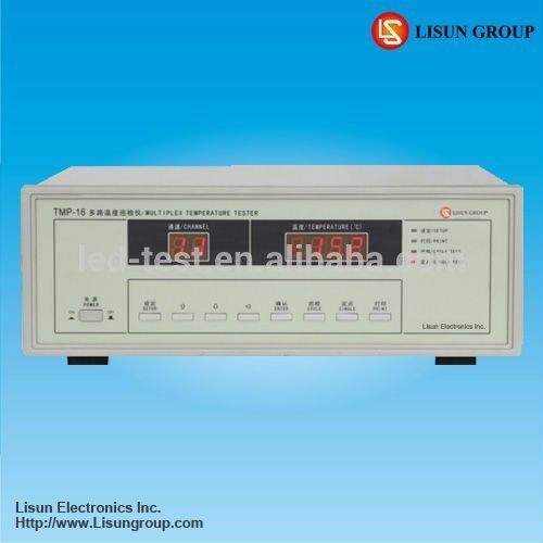 Lisun TMP-8/TMP-16 Multiplex Temperature Tester lamp cap temperature measuring instrument