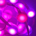 Cadena de bola de luz LED de cambio de color 12V