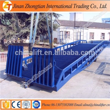 High quality 10T dock ramp, loading dock ramp, movable yard ramp for sale