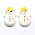 Weihnachten Schneemann geformte süße Harze 100 Stück / Beutel Weihnachtsfeier Dekoration Perlen Charms DIY Craft Dekor Perle