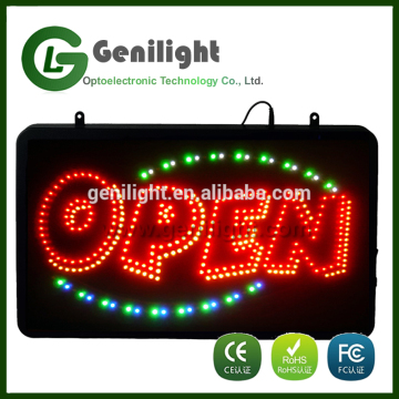 semi-outdoor advertising & business led open signs