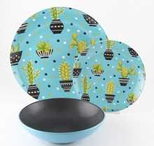 wholesale new design tableware decal printing ceramic plate