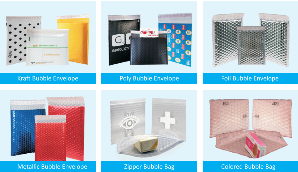Different Kind Bubble Mailers
