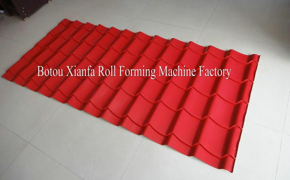 Standard Roof Glazed Tile Roll Forming Machine