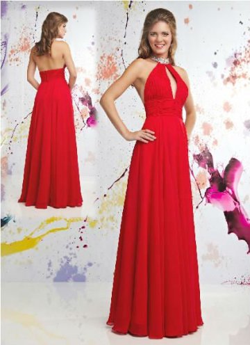 2013 red long bridesmaid dresses