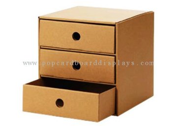 Simple Classic Corrugated Cardboard Furniture  Patterns Cabinet Encf005 With  Uv Coating