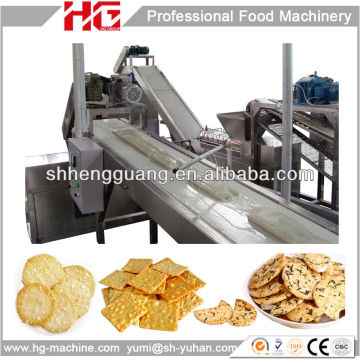 Automatic crispy rice crackers making machine