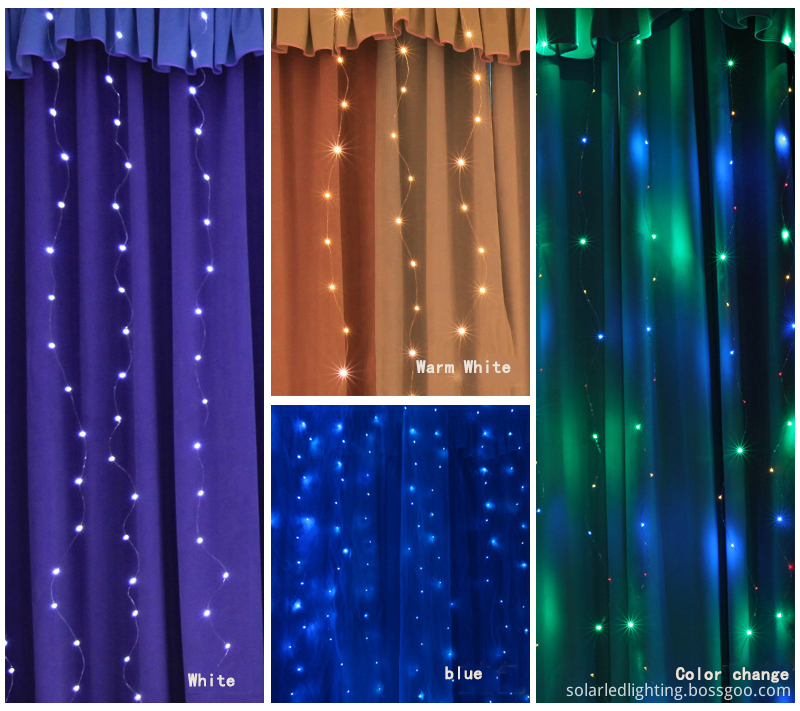 Copper Wire LED Curtain Lights