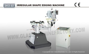 Shape edging machine for bevel/flat/round edge