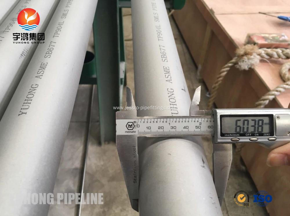 ASME SB677 TP904L Stainless Steel Seamless Pipe