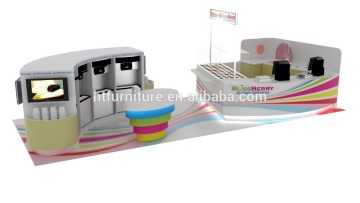 Mall ice cream fruit juice kiosk sale manufacture