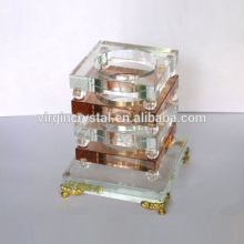 Handmade office desktop accesory crystal pen holder