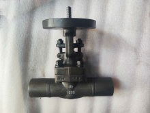 Weld extension pipe gate valve